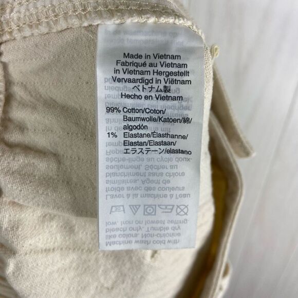 Madewell Cream Woven Camp Shorts Size M - Picture 5 of 7